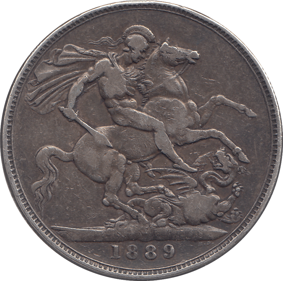 1889 CROWN ( GF ) - CROWN - Cambridgeshire Coins