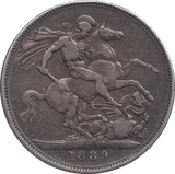 1889 CROWN ( GF ) - CROWN - Cambridgeshire Coins