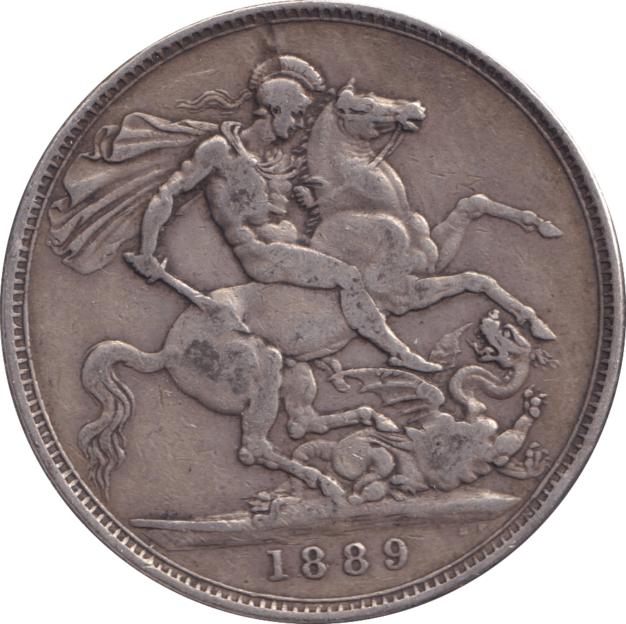 1889 CROWN ( GF ) - CROWN - Cambridgeshire Coins