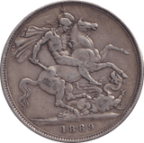 1889 CROWN ( GF ) - CROWN - Cambridgeshire Coins