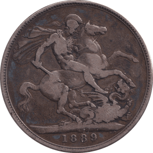 1889 CROWN ( GF ) - CROWN - Cambridgeshire Coins