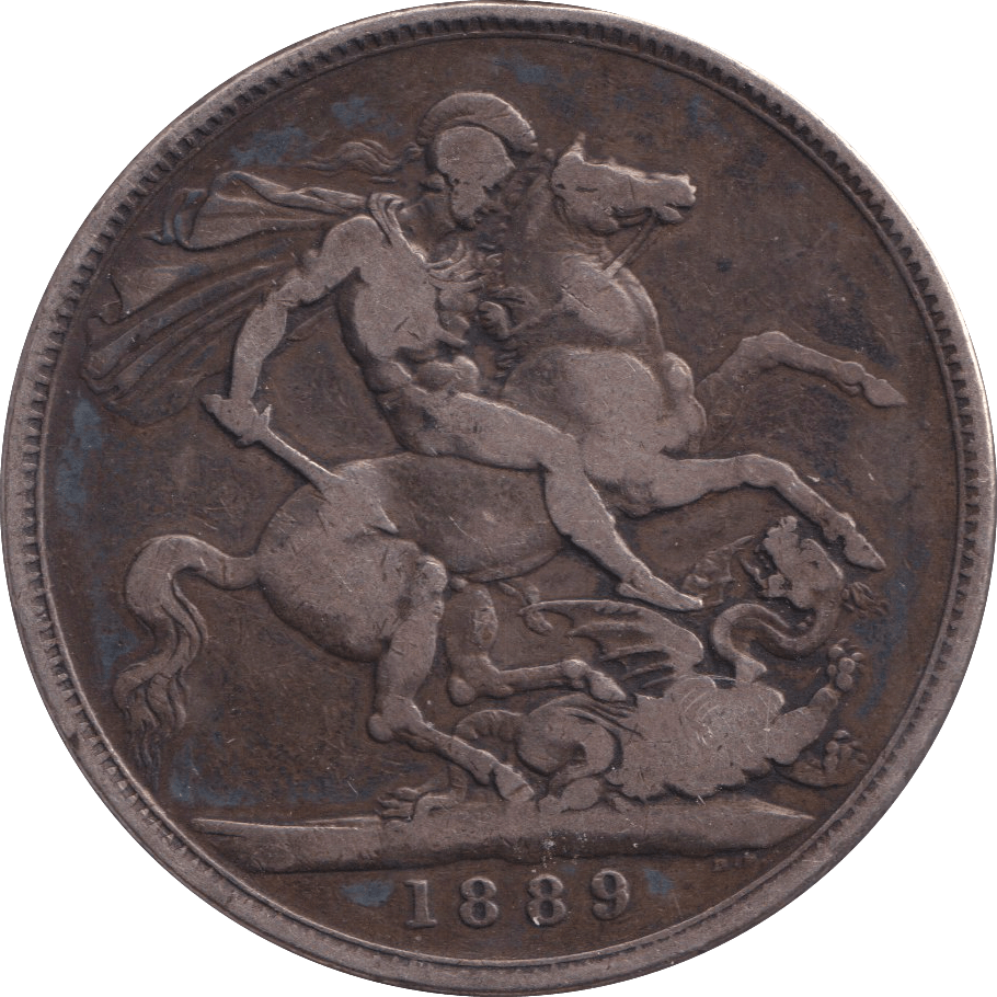 1889 CROWN ( GF ) - CROWN - Cambridgeshire Coins