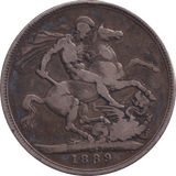 1889 CROWN ( GF ) - CROWN - Cambridgeshire Coins