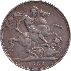1889 CROWN ( GF ) - CROWN - Cambridgeshire Coins