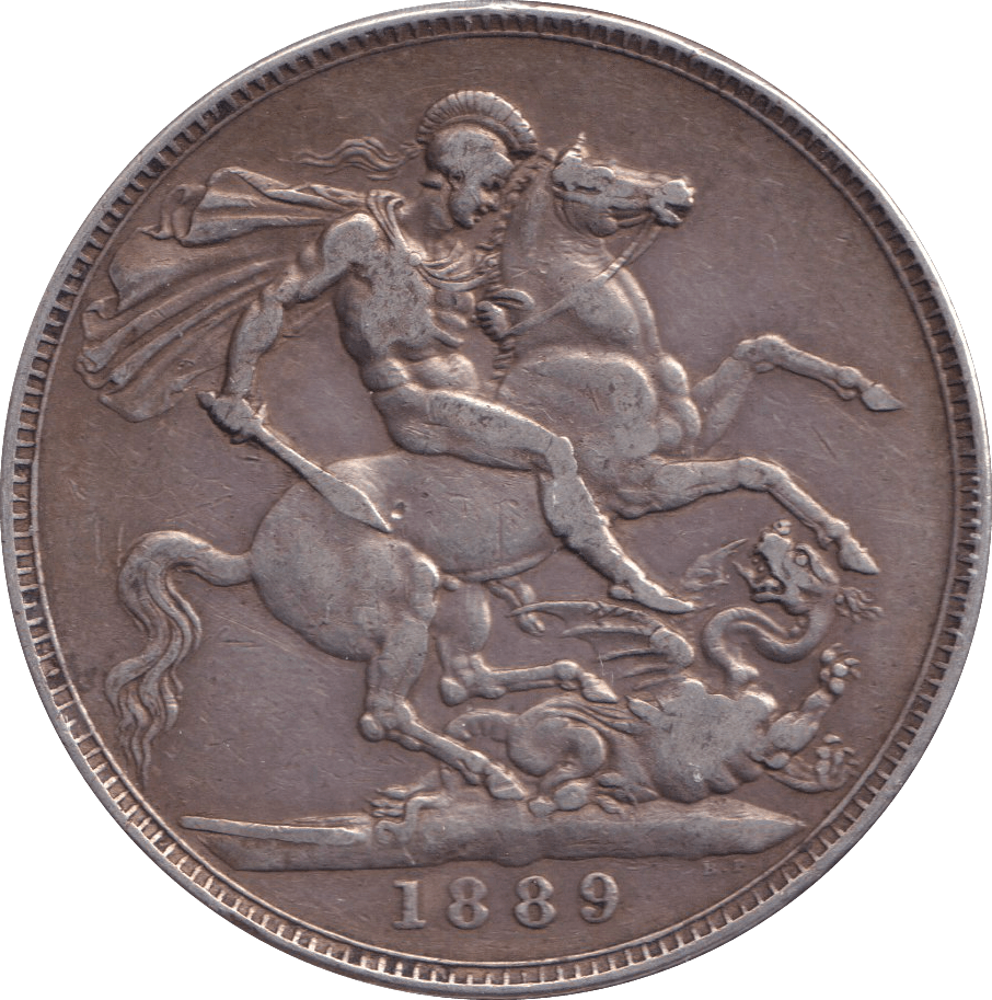 1889 CROWN ( GF ) - CROWN - Cambridgeshire Coins