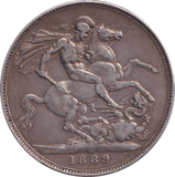 1889 CROWN ( GF ) - CROWN - Cambridgeshire Coins
