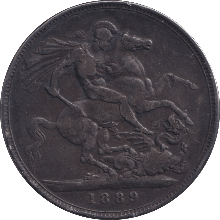 1889 CROWN ( GF ) - CROWN - Cambridgeshire Coins