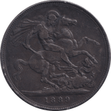 1889 CROWN ( GF ) - CROWN - Cambridgeshire Coins
