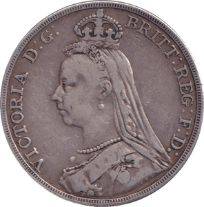 1889 CROWN ( GF ) - CROWN - Cambridgeshire Coins