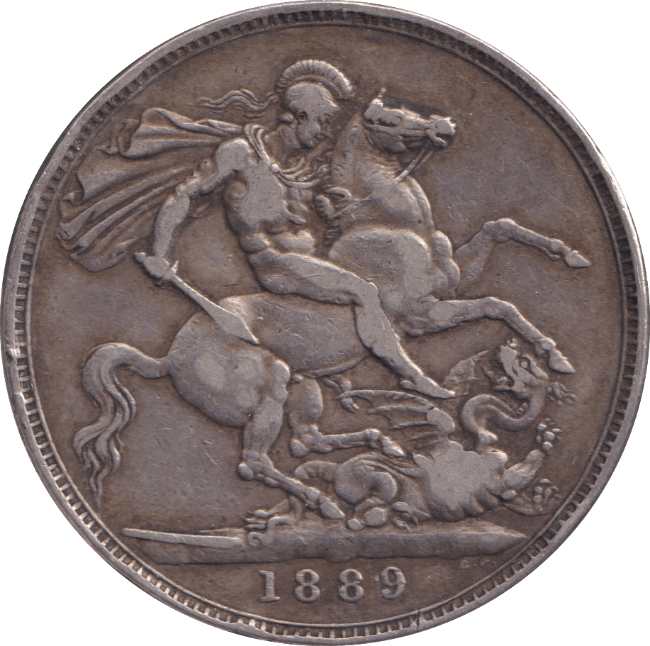 1889 CROWN ( GF ) - CROWN - Cambridgeshire Coins