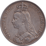 1889 CROWN ( GF ) - CROWN - Cambridgeshire Coins