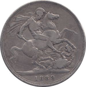 1889 CROWN ( GF ) - CROWN - Cambridgeshire Coins