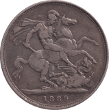 1889 CROWN ( GF ) - CROWN - Cambridgeshire Coins