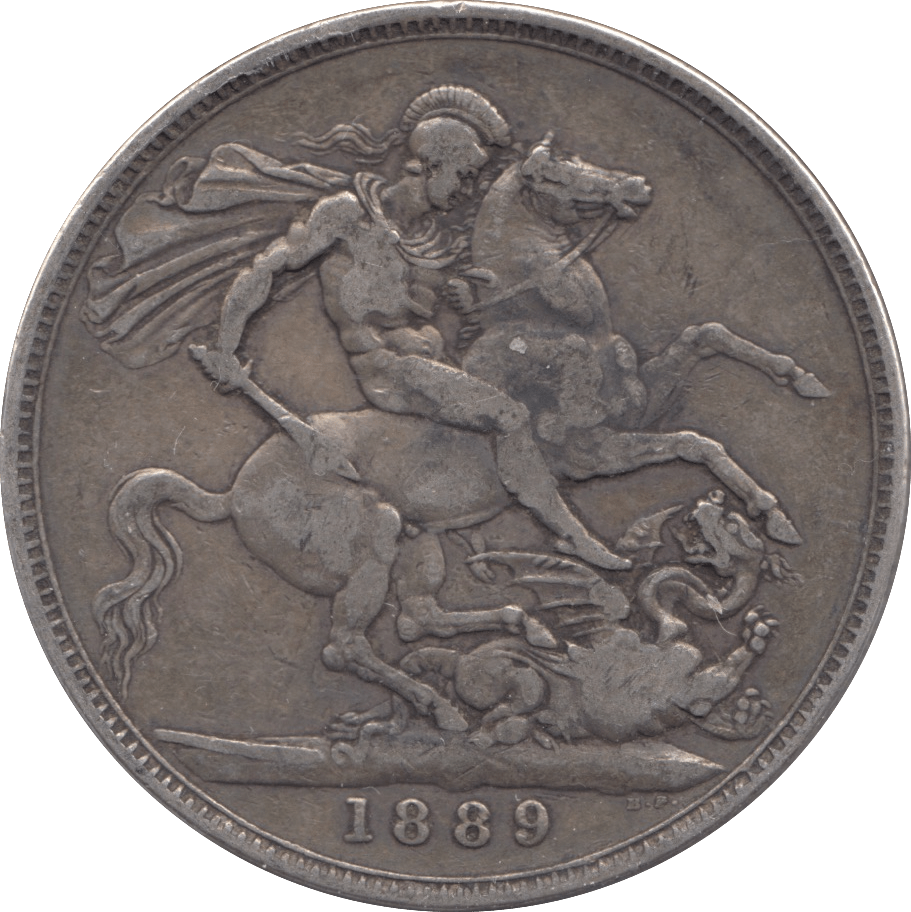 1889 CROWN ( GF ) D1 - CROWN - Cambridgeshire Coins