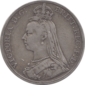 1889 CROWN ( GF ) D1 - CROWN - Cambridgeshire Coins
