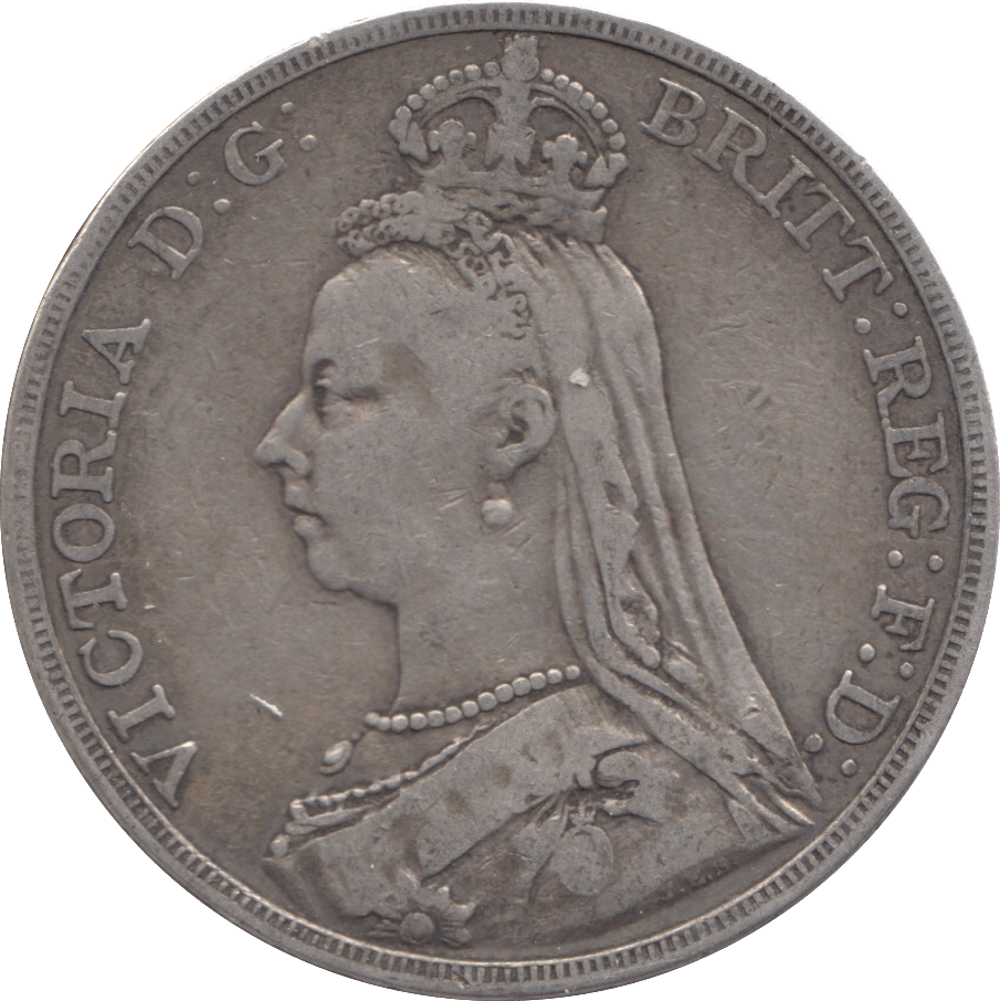 1889 CROWN ( GF ) D1 - CROWN - Cambridgeshire Coins