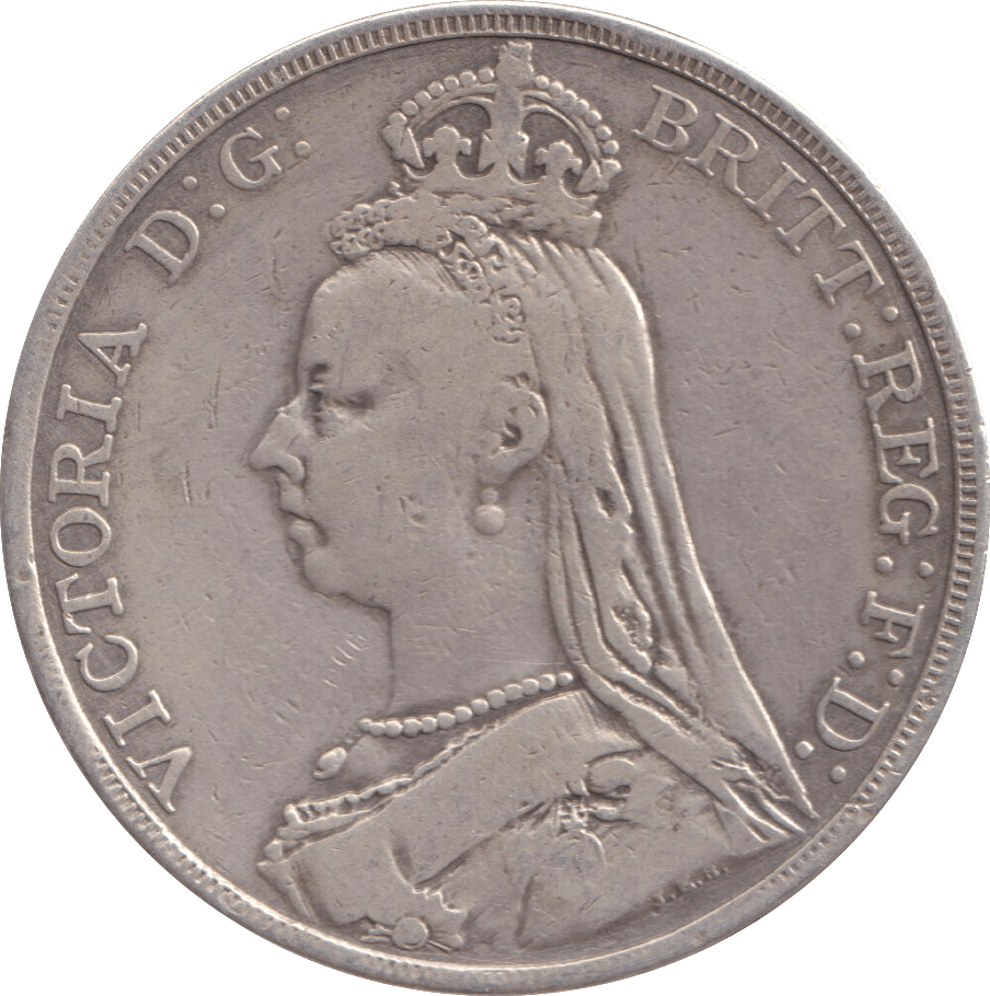 1889 CROWN ( GF ) - FLORIN - Cambridgeshire Coins