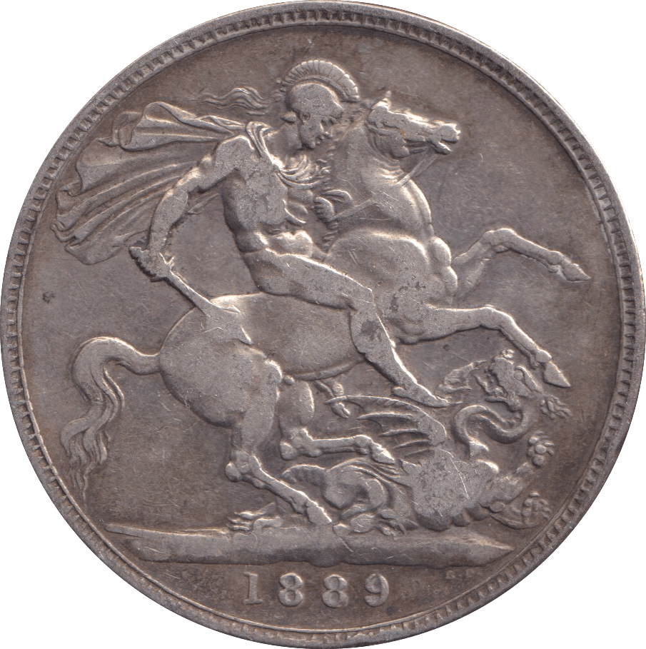 1889 CROWN ( GF ) - FLORIN - Cambridgeshire Coins