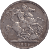 1889 CROWN ( GF ) - FLORIN - Cambridgeshire Coins