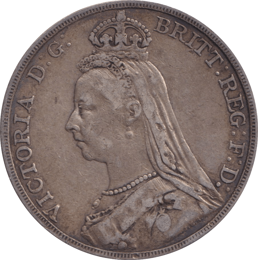 1889 CROWN ( GF ) - FLORIN - Cambridgeshire Coins