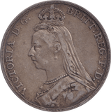 1889 CROWN ( GF ) - FLORIN - Cambridgeshire Coins