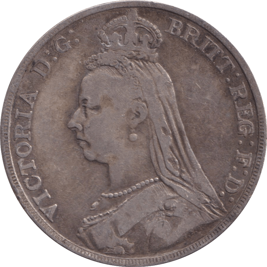 1889 CROWN ( GF ) - FLORIN - Cambridgeshire Coins