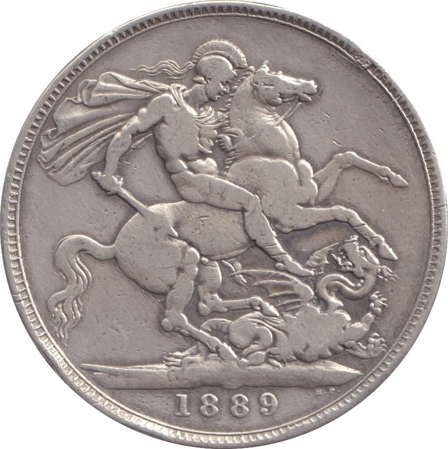 1889 CROWN ( GF ) - FLORIN - Cambridgeshire Coins