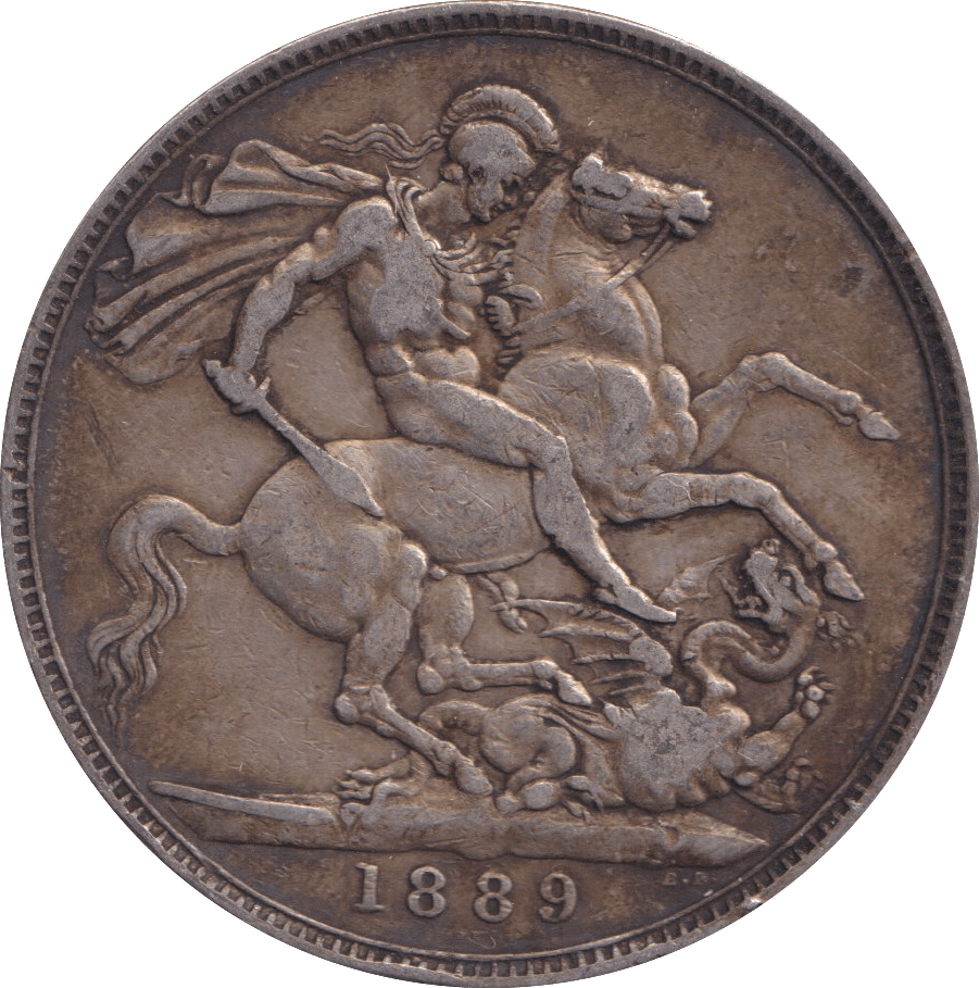 1889 CROWN ( GF ) - FLORIN - Cambridgeshire Coins