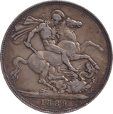 1889 CROWN ( GF ) - FLORIN - Cambridgeshire Coins