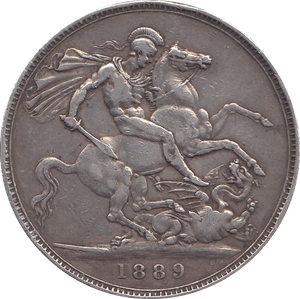 1889 CROWN ( GF ) - WORLD COINS - Cambridgeshire Coins