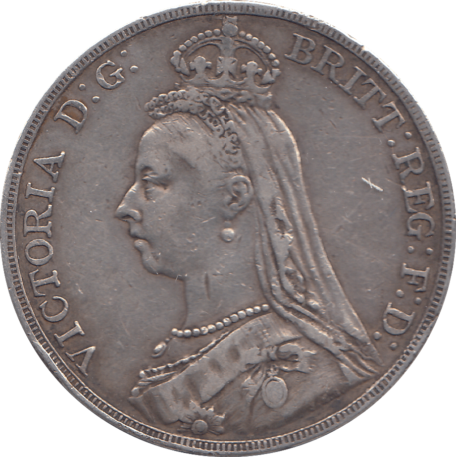 1889 CROWN ( GF ) - WORLD COINS - Cambridgeshire Coins