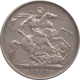 1889 CROWN ( GVF ) 10 - CROWN - Cambridgeshire Coins