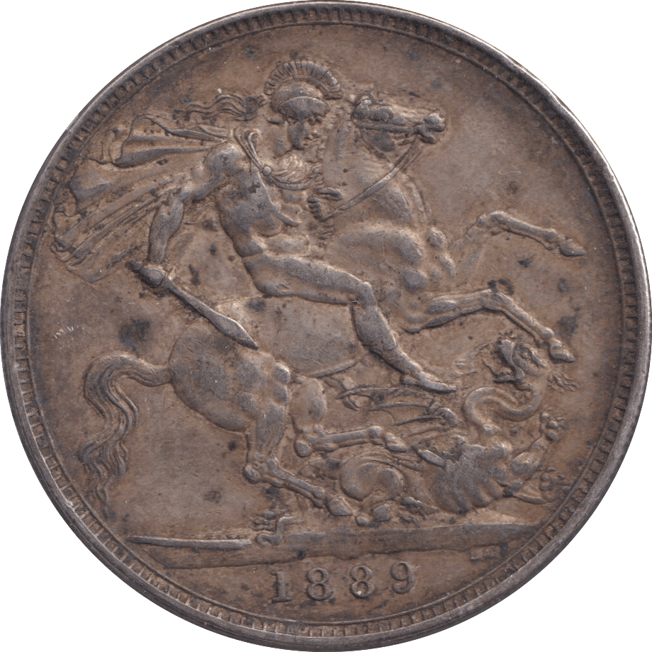 1889 CROWN ( GVF ) 6 - CROWN - Cambridgeshire Coins