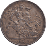 1889 CROWN ( GVF ) 6 - CROWN - Cambridgeshire Coins