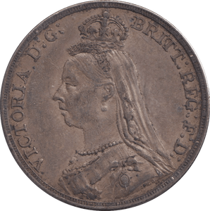 1889 CROWN ( GVF ) 6 - CROWN - Cambridgeshire Coins