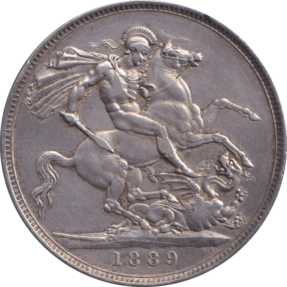 1889 CROWN ( GVF ) - CROWN - Cambridgeshire Coins
