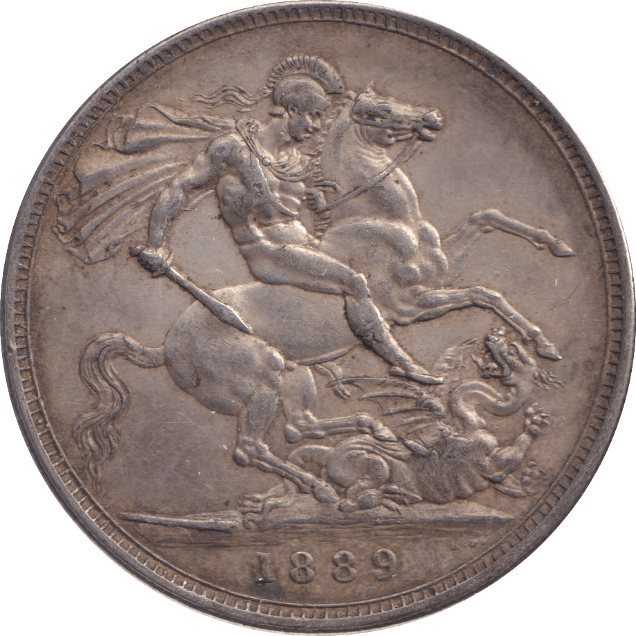 1889 CROWN ( GVF ) - CROWN - Cambridgeshire Coins
