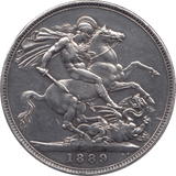 1889 CROWN ( GVF ) - CROWN - Cambridgeshire Coins
