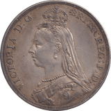 1889 CROWN ( GVF ) - CROWN - Cambridgeshire Coins