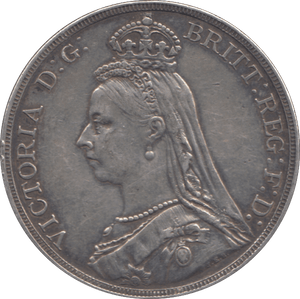 1889 CROWN ( GVF ) - CROWN - Cambridgeshire Coins