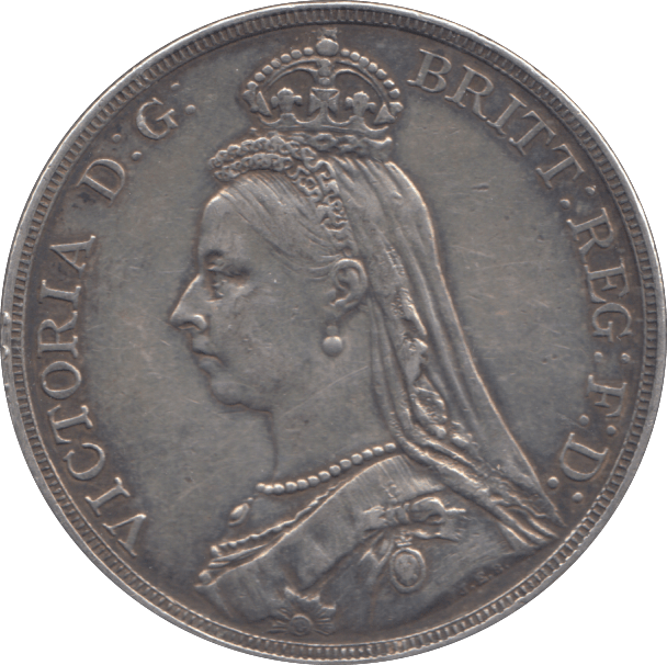 1889 CROWN ( GVF ) - CROWN - Cambridgeshire Coins