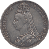 1889 CROWN ( GVF ) - CROWN - Cambridgeshire Coins