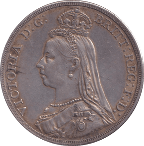 1889 CROWN ( GVF ) - CROWN - Cambridgeshire Coins