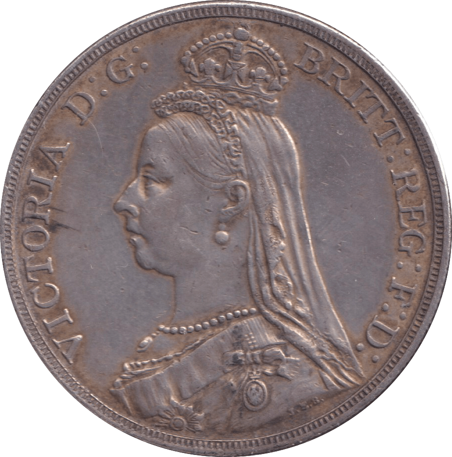 1889 CROWN ( GVF ) - CROWN - Cambridgeshire Coins