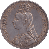 1889 CROWN ( GVF ) - CROWN - Cambridgeshire Coins