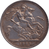 1889 CROWN ( GVF ) - CROWN - Cambridgeshire Coins