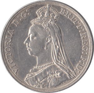 1889 CROWN ( GVF ) - CROWN - Cambridgeshire Coins