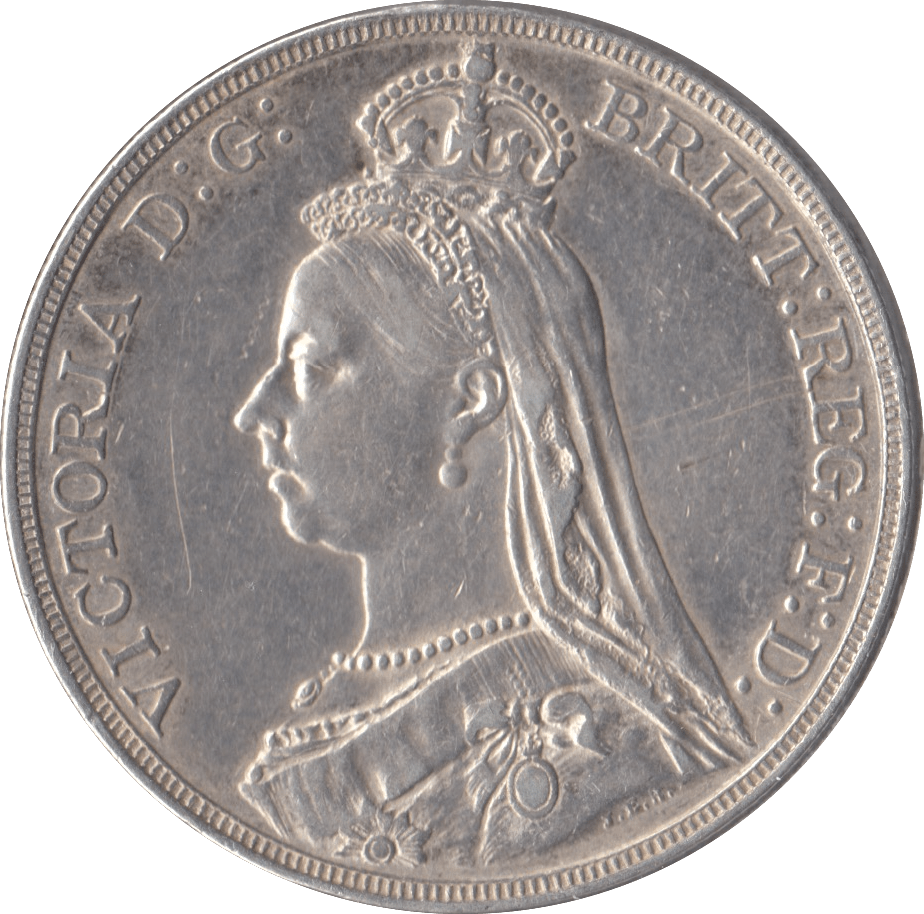 1889 CROWN ( GVF ) - CROWN - Cambridgeshire Coins