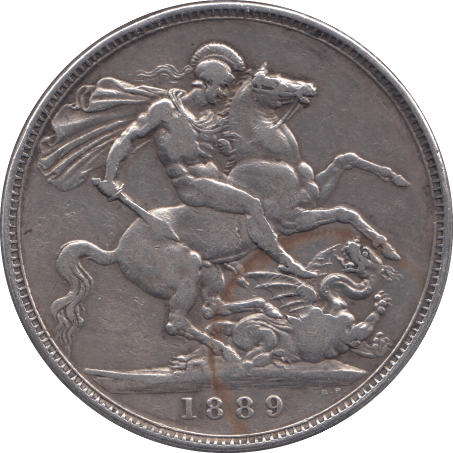 1889 CROWN ( GVF ) - CROWN - Cambridgeshire Coins