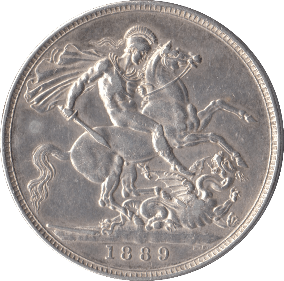 1889 CROWN ( GVF ) - CROWN - Cambridgeshire Coins